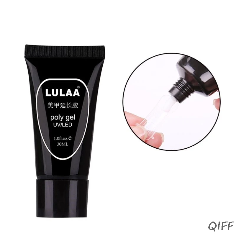 

Poly Builder UV Gel Quick Building Nail Tips Finger Extension 30ml
