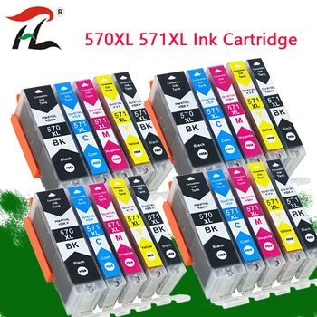 

YLC PGI570 PGI-570 CLI-571 Compatible Cartridge For Canon PIXMA MG5750 MG5751 MG5752 MG5753 MG6850 MG6851 MG6852 printer