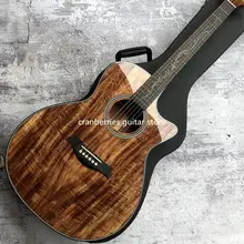 Новинка Chaylor K24ce Solid Koa Акустическая гитара, цвет натурального дерева, 41 дюймов K24 koa Cutaway электрическая гитара