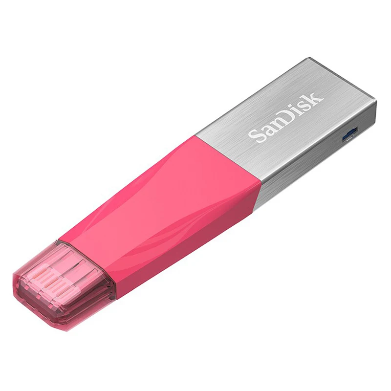 SanDisk USB флеш-накопитель 64 ГБ 128 ГБ USB 3,0 Флешка двойной OTG флеш-накопитель USB флешка для iPhone