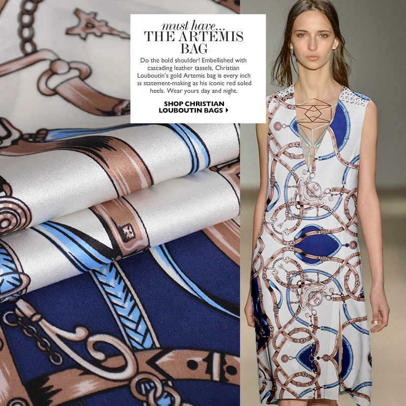 Tissus Au Metre Tecidos импортный большой бренд шелковый атлас широкий-ширина цифровой спрей-Печатных cheongsam платье ткани