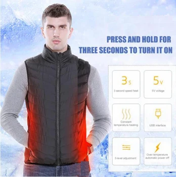 

New Motorcycle Jacket Man USB Carbon Fiber Infrared Heating Jacket Riding Jacket Moto Autumn Winter Electric Thermal Clothing