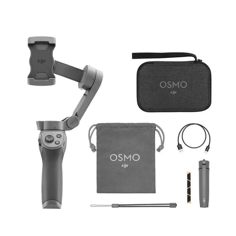 DJI OSMO Mobile 3 Combo осевой Ручной Стабилизатор складной портативный селфи палка для