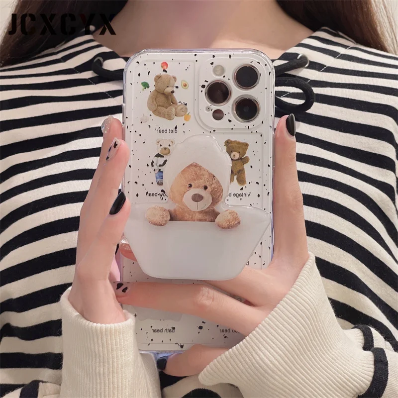 Мягкий чехол-подставка для iphone 13 12 Pro Max 11 X XR XS 7 8 plus SE 2020 | Мобильные телефоны и