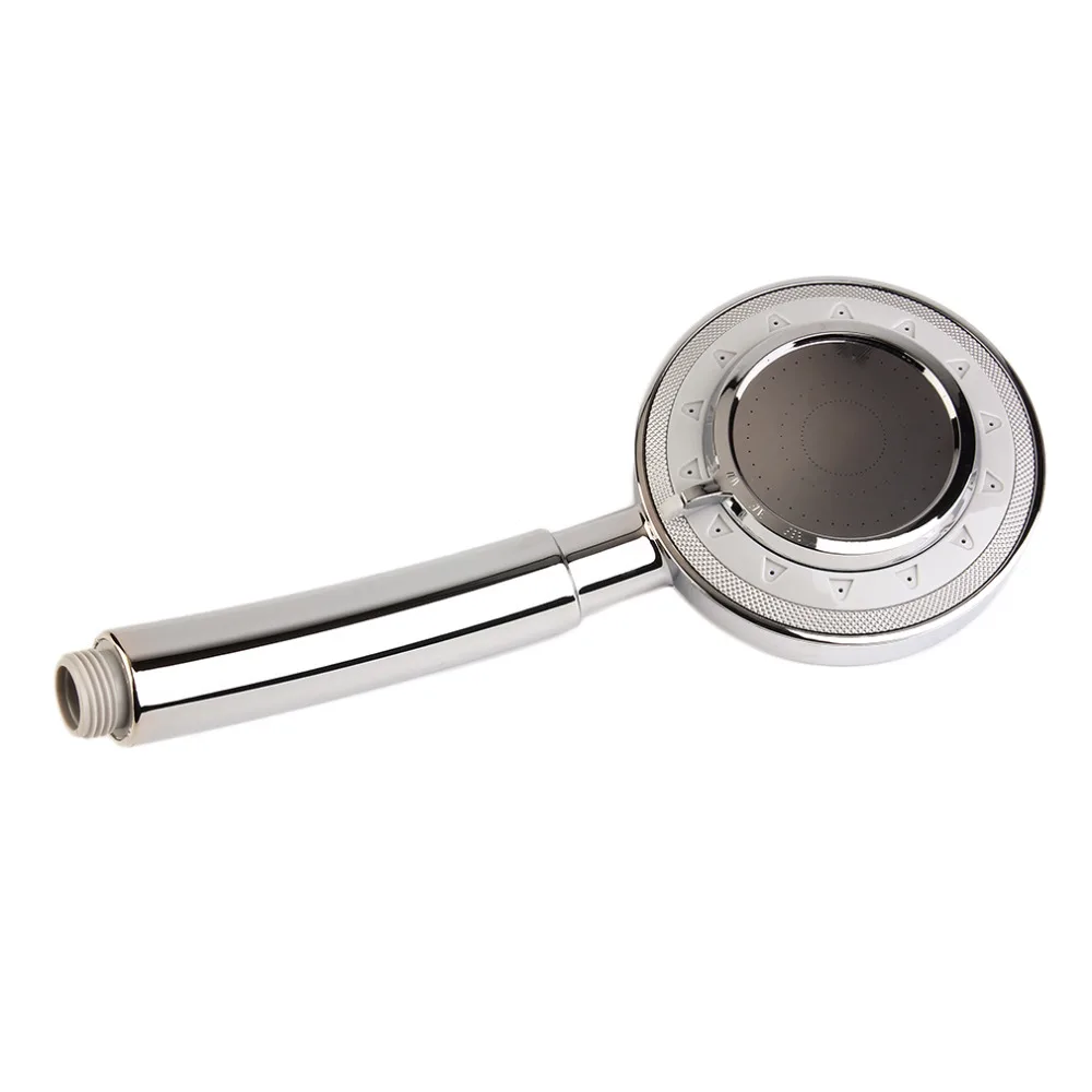 

2016 Hot Sale Durable Stylish Silver Handheld Water-Saving Pressure Rain Shower Head Bathroom SPA Easy to Install