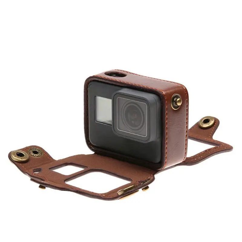 Из искусственной кожи Камера сумка Защитная крышка чехол для GoPro Hero 7/6/5 Black Label Камера LX9A