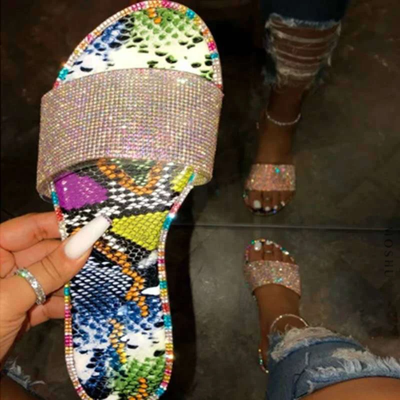 glitter summer sandals