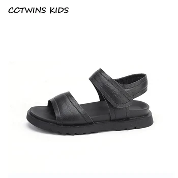 

CCTWINS Kids Shoes 2020 Summer Baby Girls Genuine Leather Flat Children Fashion Soft Shoes Toddlers Beach Sandals BS512