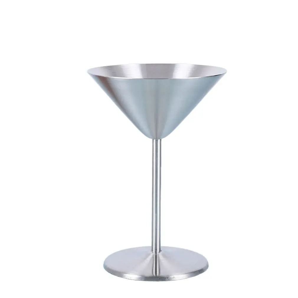 

Stainless Steel Cocktail Glass Martini Cup Wine Glass 304 Stainless Steel Cup Bar Wine Glass