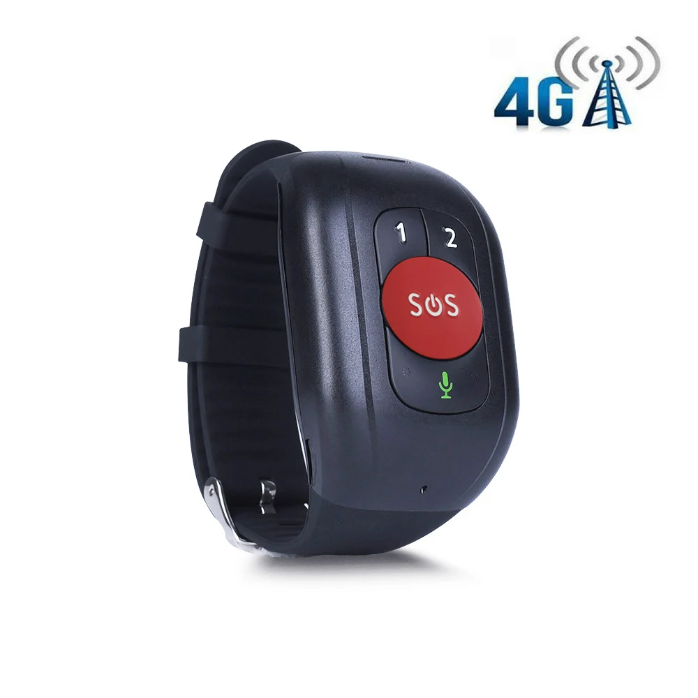 IP67 Waterproof 4G LTE GSM Elderly SOS Button Wristband Bracelet Emergency Alarm GPS Tracking Heart Rate Blood Pressure Monitor gps tracker,gps locator,smart emergency call button