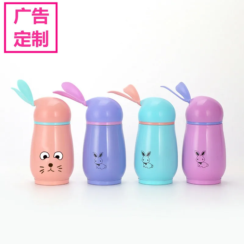 

Penguin Creative Insulated Stainless Steel Bottle Mushroom Cup Cartoon Insulated Cup Glass Exquisite Gift Customization Logo
