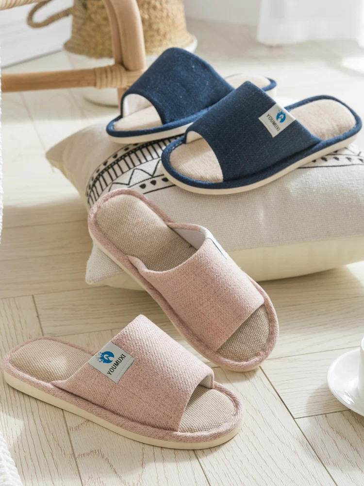 

2021 Summer Breathable Women Casual Indoor Home Slippers Flower Soft Slippers Spring Autumn Flip Flops Female Slides Slippers