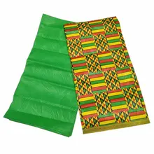 Дизайн африканская мода стиль Новая восковая ткань для женщин вечернее платье 4 ярдов зеленый/синий/фиолетовый kente восковая ткань для женского платья