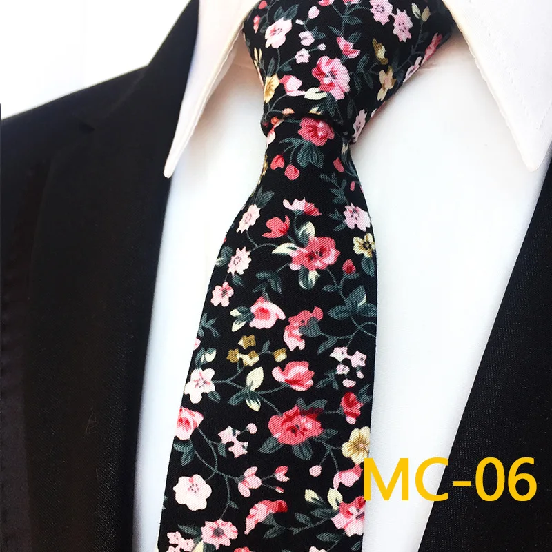Necktie Мужской Жаккардовый тканый хлопковый галстук с узором пейсли и цветами для свадьбы, банкета, вечерние галстуки, новые Узкие галстуки с рисунком стрелы, 6 см, цветочный галстук в деловом стиле - Цвет: Necktie