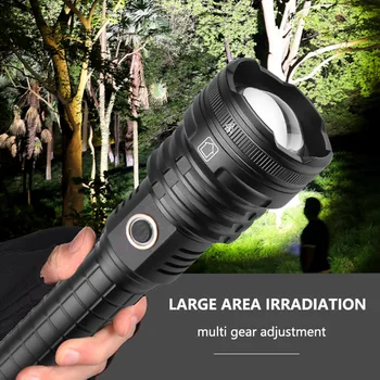

Portable Waterproof LED Flashlight Night Walking Lighting Work Electric Torch Lantern Flashlight Waterproof Spot Lamp