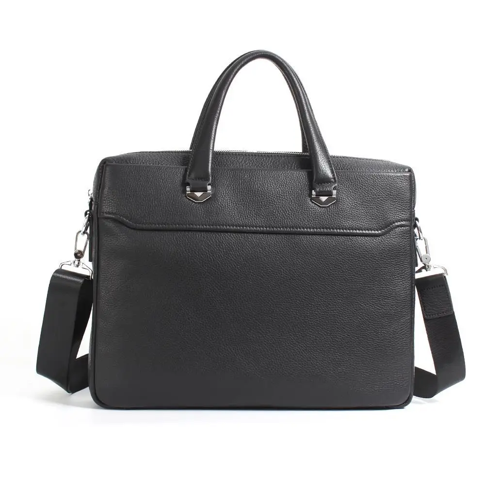 

New Leather Men's Business Briefcase Tote