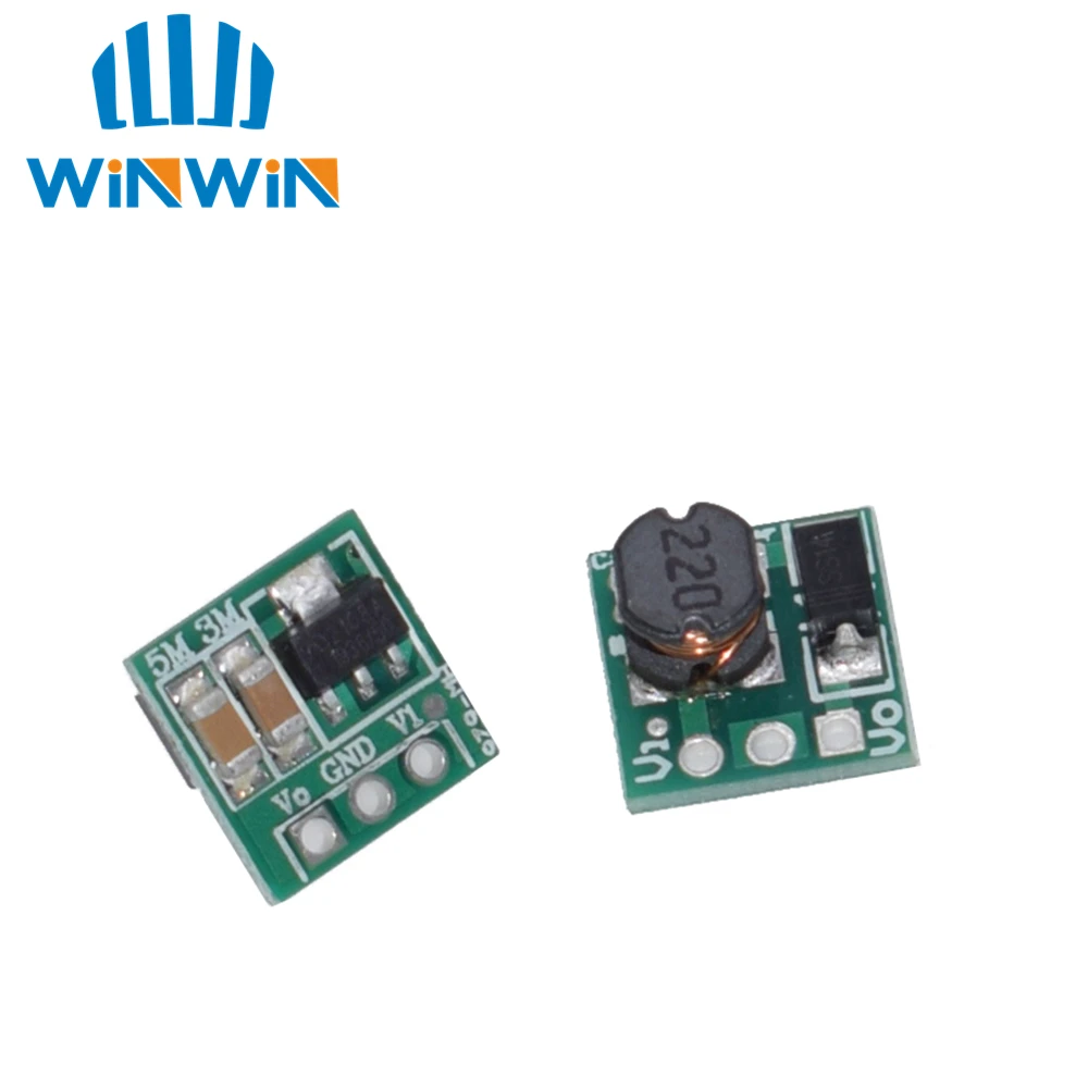 Placa do conversor HW-626 v 0.9 v DC-DC v 1.5 v 3 v 1.8 v 2.5 v 3.3 v 3.7 v 4.2 v a 5 v