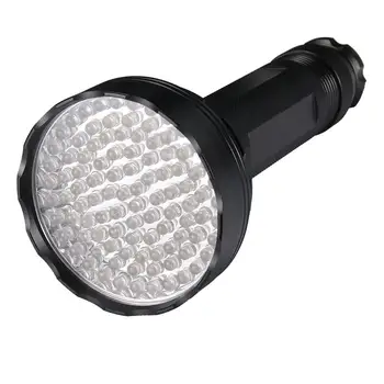 

100 LED UV Flashlight Ultra Violet Blacklight Lamp Torch Inspection Light Waterproof Counterfeit Money Security Marker Detector
