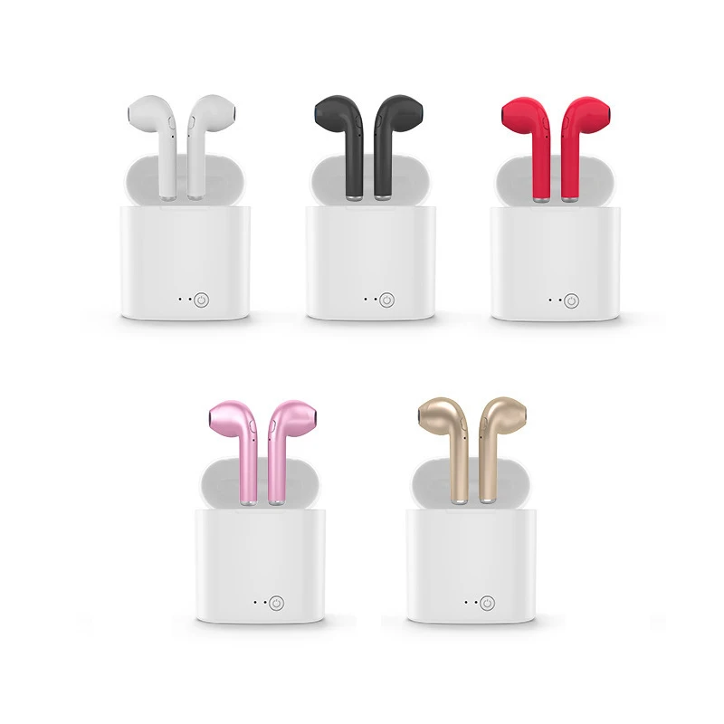 

i7s Tws Wireless Bluetooth Earphones Mini Stereo Bass Earphone Earbuds Sport Headset with Charging Box for iPhone xiaomi Phone