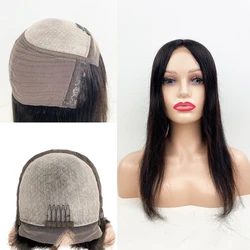 Remy Human Hair Half Wig Topper 5