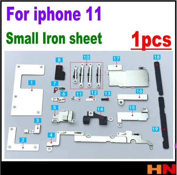 1 шт. для iPhone 11 полный набор аксессуаров внутри мелкие детали PCB металлический