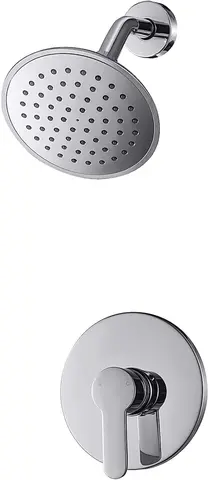 Bathtub Spout Rainfall Shower Faucet Brass Shower System Rainfall Shower Set Shower Column Bath Mixer Brushed Nickel Tap