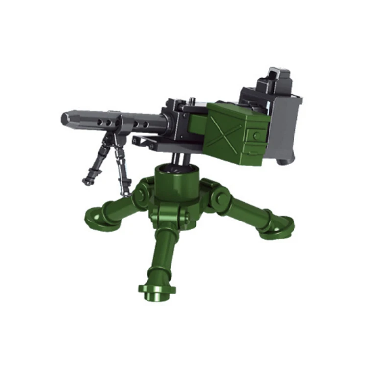 Friends Building Blocks Military Series Machine Guns Cannon Weapon DIY Building Blocks Children's Toys Blocks Accessories