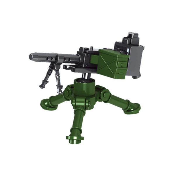Friends Building Blocks Military Series Machine Guns Cannon Weapon DIY Building Blocks Children's Toys Blocks Accessories 1PCS