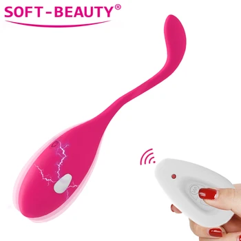 Vibro-ei Vibrator Wireless Remote G- Spot Massager Klitoris Elektrische schock Stimulator  1