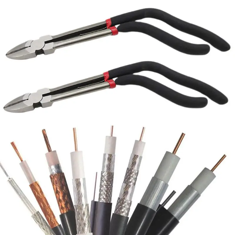 

Multifunction Extra Long Reach Double Joint Side Cutter Nippers Wire Cutting