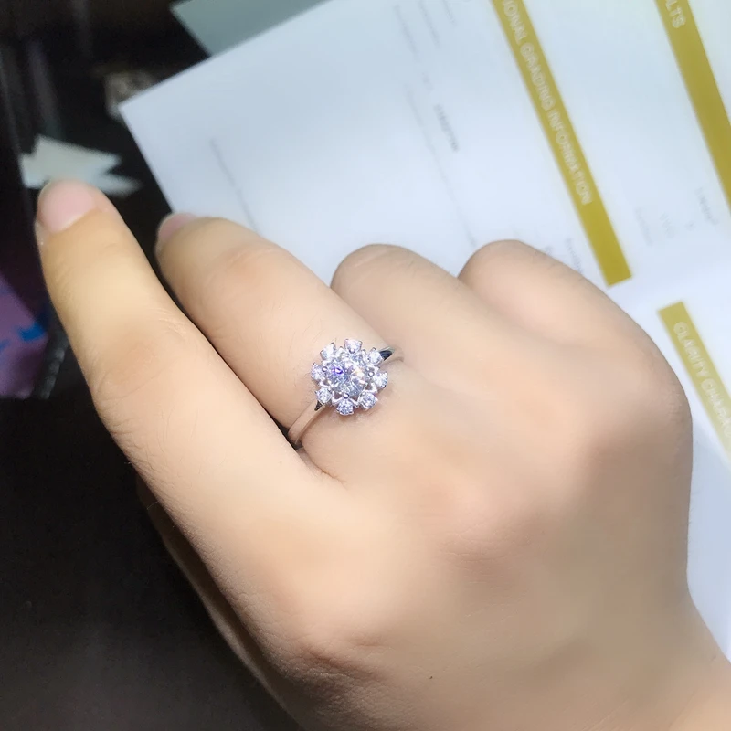 Стиль быта moissanite, 0,8 карат супер горячие продажи, сравнимые с бриллиантами, изысканное мастерство