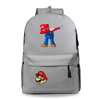 

Hot Sale Super Mario School Bags Students School Rucksack Fashion Practicality New Pattern Back to School Gift Backpack