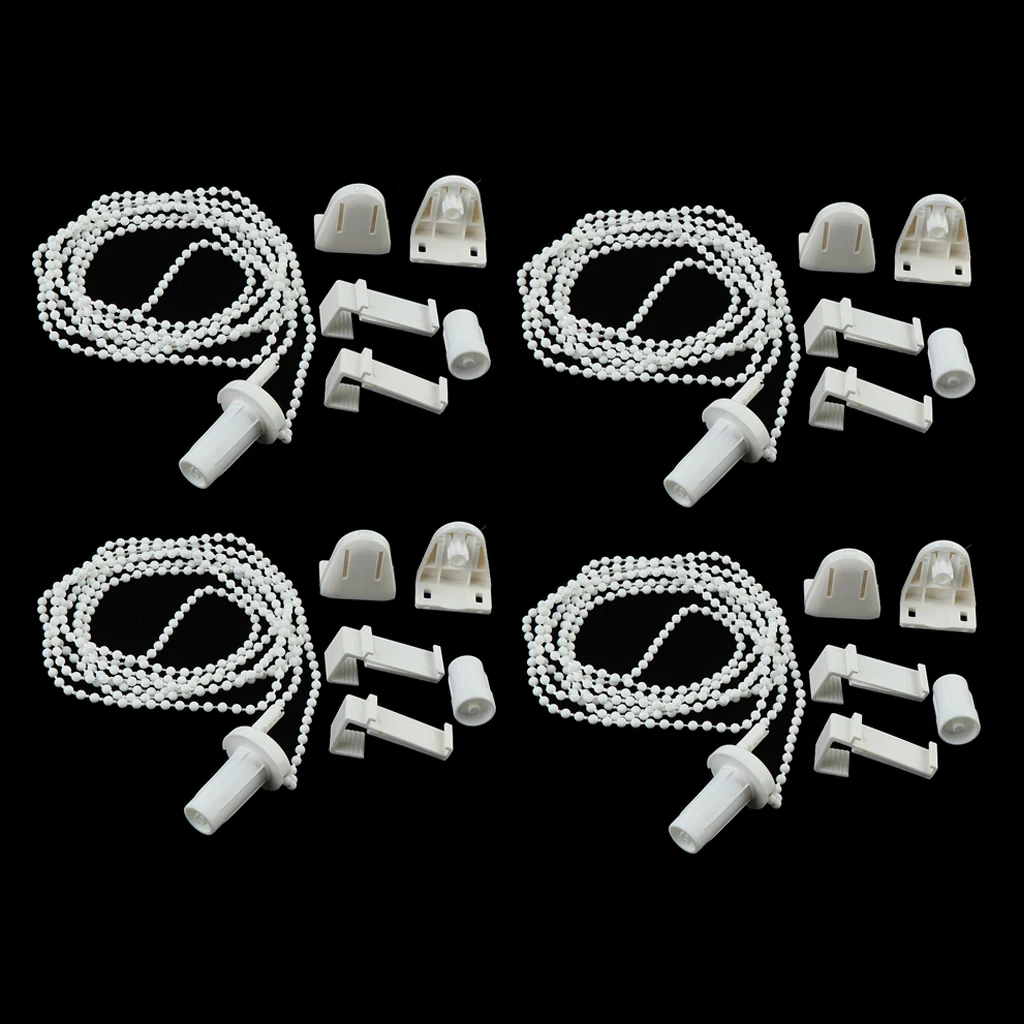 4pcs 17mm Curtain Roller Shade Clutch Bracket Roller Blind Fitting 850mm