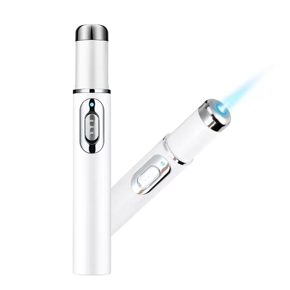 

Acne Laser Pen Portable Wrinkle Removal Machine Durable Soft Scar Remover Device Blue Light Therapy Pen Massage Relax
