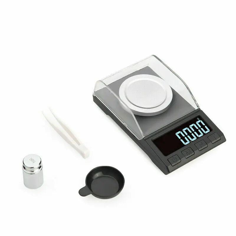 Digital Jewelry Scale 50 0.001g Kitchen Scales High-exactness USB Electronic Mini Jewelry Scale Carat Industrial Small Scale