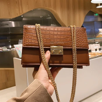 

с доставкой Stone Pattern PU Leather Crossbody Bags For Women 2020 Small Shoulder Handbags Female Cross Body Bag Travel Purses