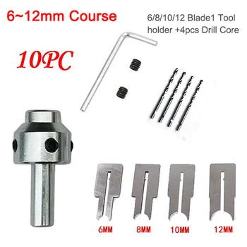 

10/16/24 Pcs Wooden Buddha Bead Maker Tool Set Buddha Beads Drill Bit Milling Cutter Kit Woodworking Router Bit Use On Deft Knot