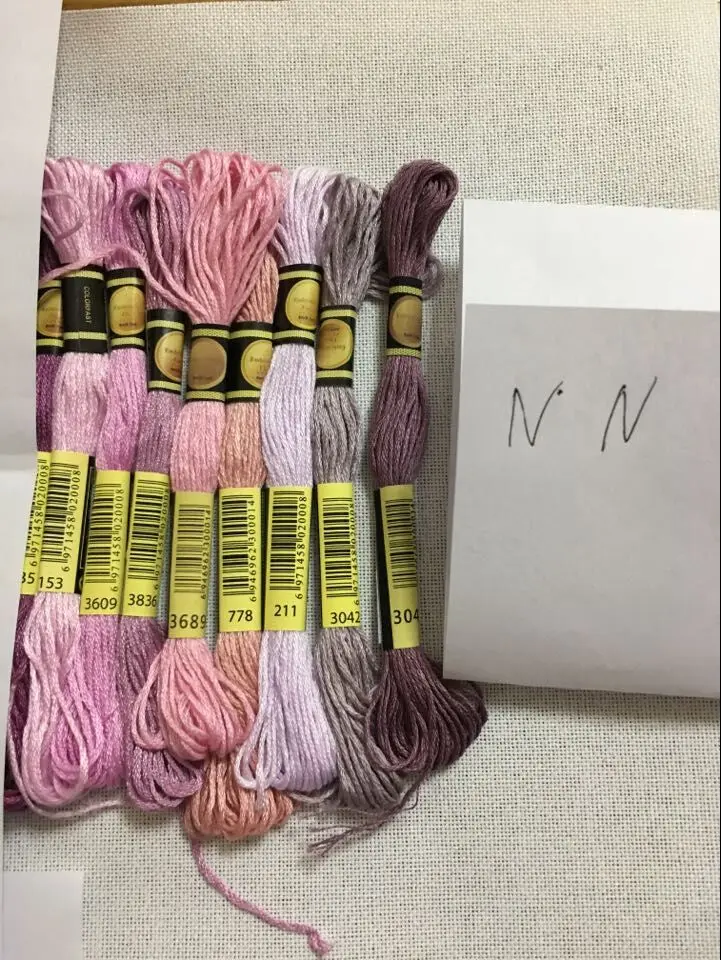

TOP CXC 10 pieces cross stitch threads / cross stitch embroidery thread / Custom threads colors 11