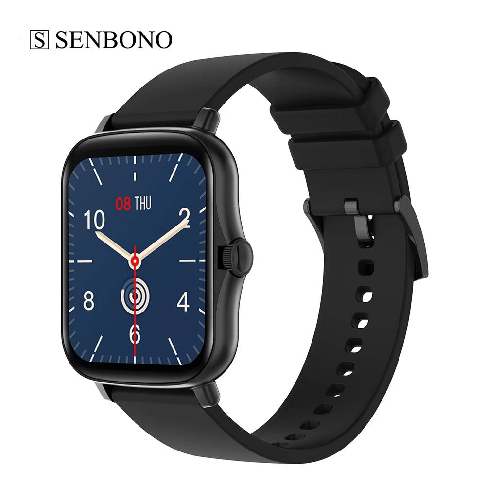 P8 Plus Women 1.7 inch Full touch Screen Smart Watch Heart Rate Monitor Clock Men Smartwatch support Stopwatch Weather Forecast