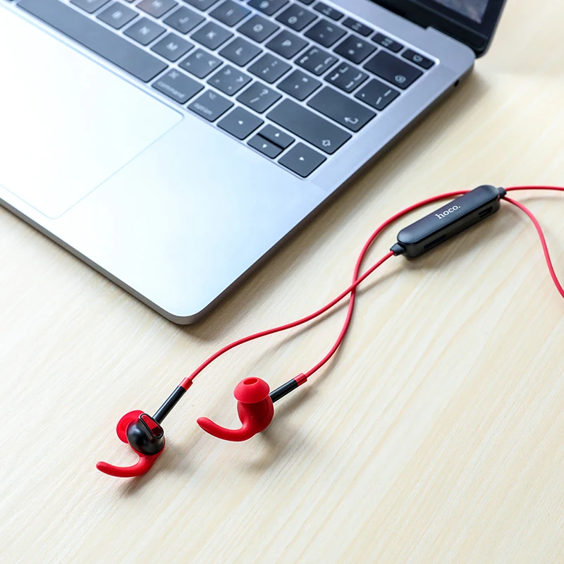 HOCO Bluetooth Earphones TF Card Wireless Headset with Mic for iPhone X Xiaomi Samsung Stereo In Ear Hook Earbuds Sports Running