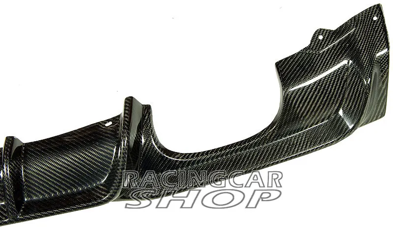 P Style Real CARBON FIBER REAR DIFFUSER 4pipes FOR BMW 3-Series F30 M-TECH M-Sport BUMPER 320i 328i 335i 2012UP