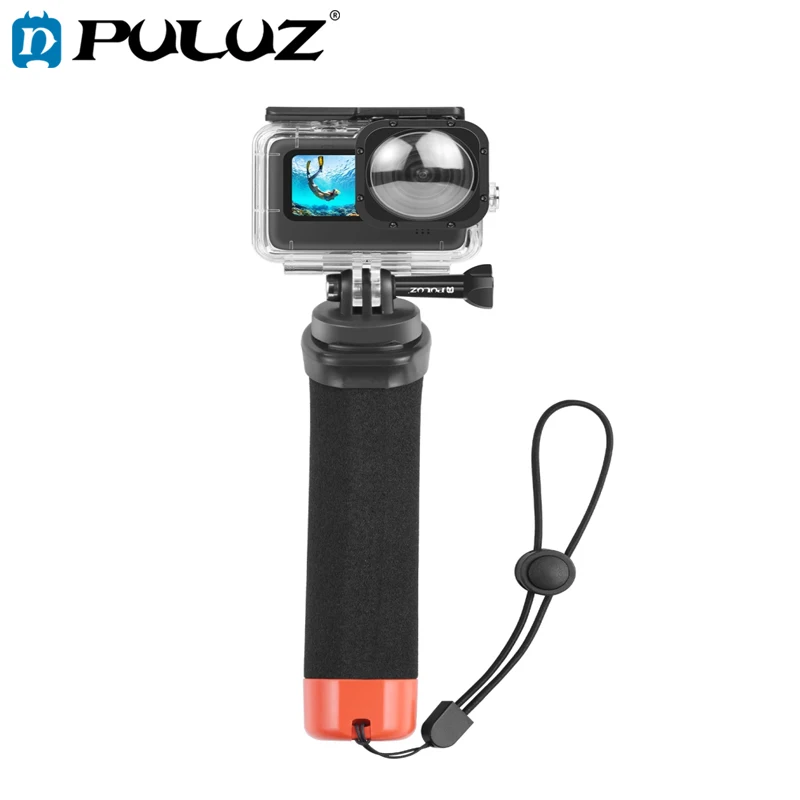 Puluz Floating Foam Hand Grip Aste Di Galleggiamento E Cinturino Per Gopro Hero10 Black/Dji Action 2/Xiaoyi Action Camera