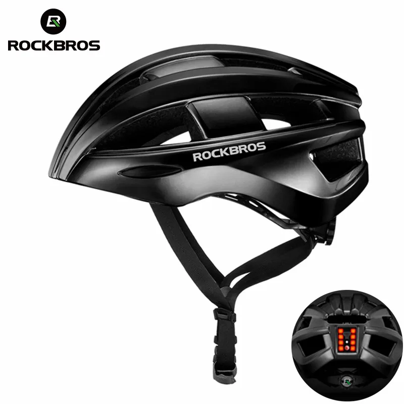 ROCKBROS Ultralight Cycling Helmet Road Bike MTB Light Helmet 49cm-59cm Black 