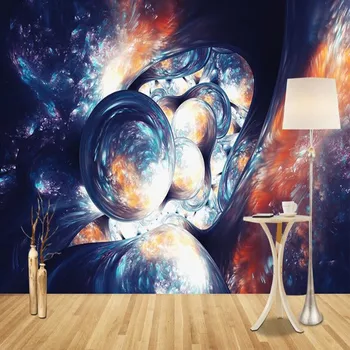 

Milofi custom large wallpaper mural European modern abstract art starry living room bedroom background wallpaper mural