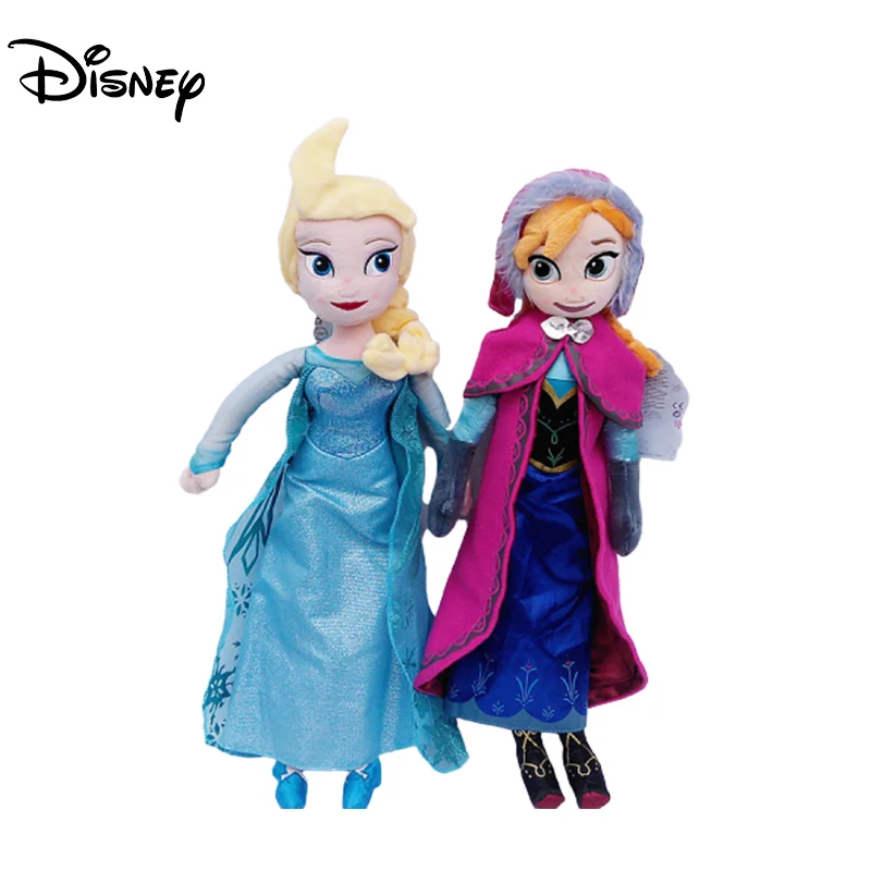 40/50 см Disney Frozen Princess Anna & Elsa Плюшевые куклы игрушки уникальные мягкие для девочек