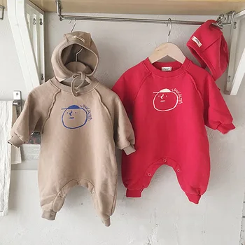 

2019 new baby girls boys romper cotton fashion autumn winter babys jumpsuit 0-3 month