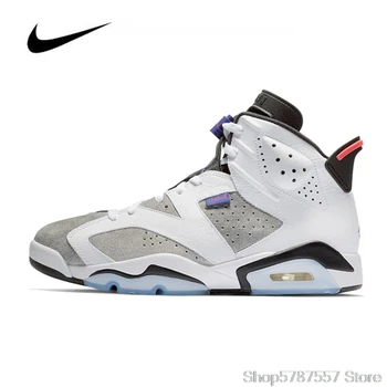 

Jordan Shoes Sneakers Nike Air Jordan 6 Flint Men's Basketball Shoes Original High Top Basketball Shoes Women CI3125-10