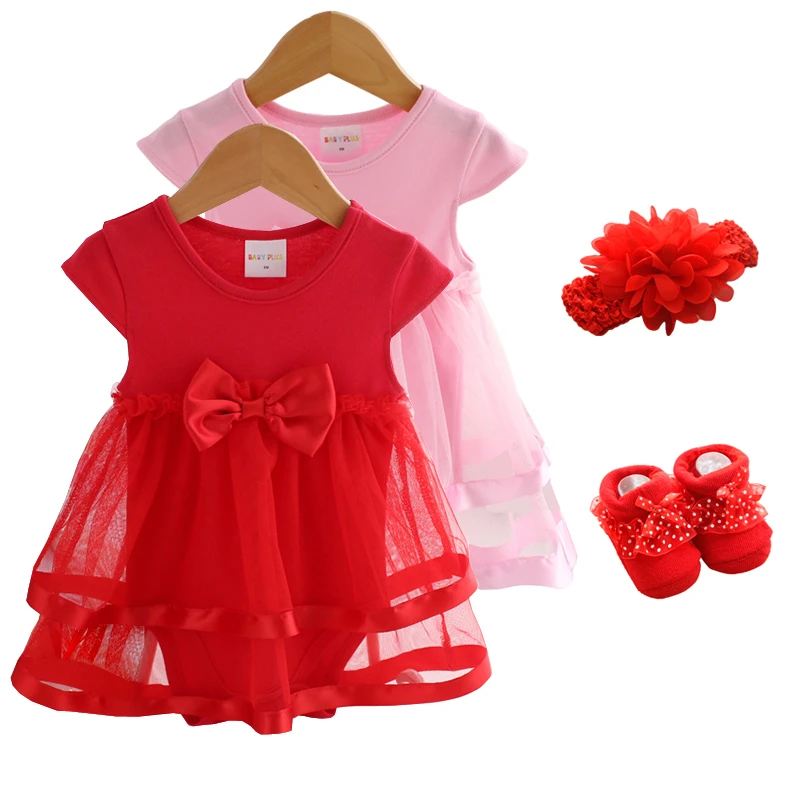 Baby Girl Party Dress Summer 3pcs ...