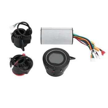 

GloryStar Carbon Fiber Electric Scooter Controller Brake LCD Display Electric Bicycle Accessory Round Screen Controller