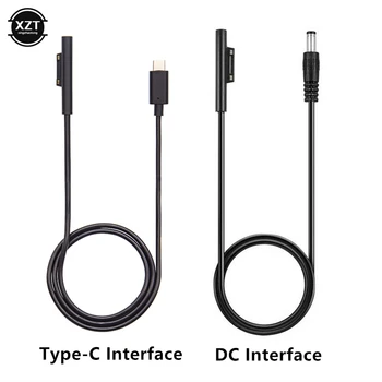 For Microsoft Surface Pro 4 6 5 3 go Charger Power Supply Type C DC PD Fast Charging Cable 15V 3A For Surface Pro 3/4/5/6/GO 1
